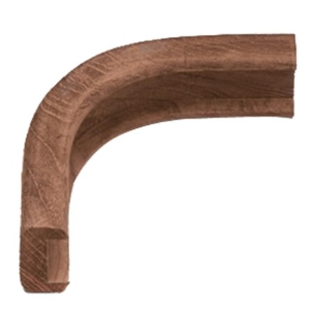 Seateak Teak Track Outside Corner Molding - .75 60827